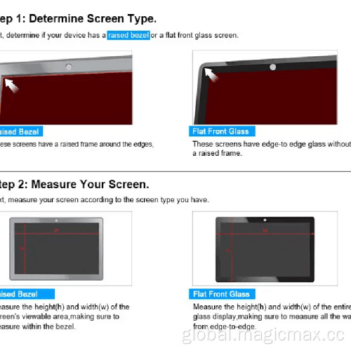 Screen Privacy Filter Privacy Filter Anti Blue Light Film Supplier